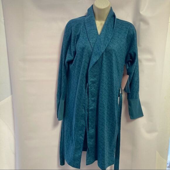 NWT JOCKEY CLASSIC‎ FIT MYSTERY TEAL ROBE SIZE S - Picture 1 of 4